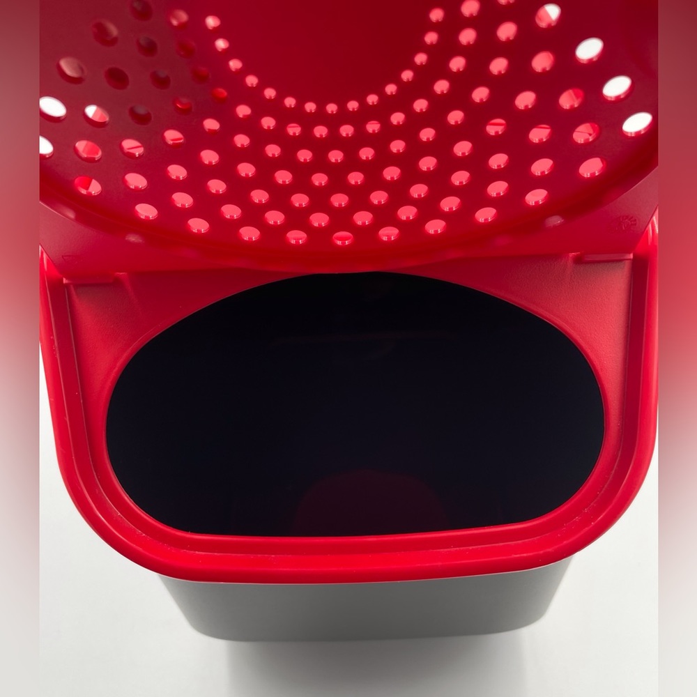 Tupperware Modular Potato Storage Bin Red Lid Container - Picture 3 of 7